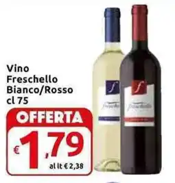 Carrefour Express Vino Freschello Bianco/Rosso offerta