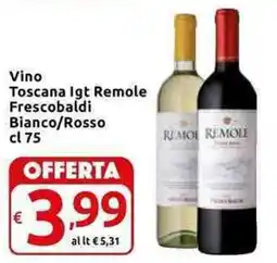 Carrefour Express Vino Toscana Igt Remole Frescobaldi Bianco/Rosso offerta
