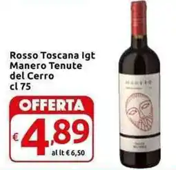 Carrefour Express Rosso Toscana lgt Manero Tenute del Cerro offerta
