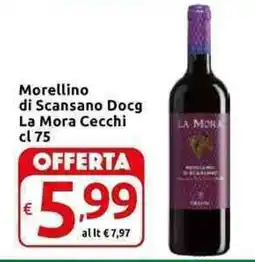 Carrefour Express Morellino di Scansano Docg La Mora Cecchi offerta