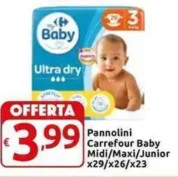 Carrefour Express Pannolini Carrefour Baby offerta