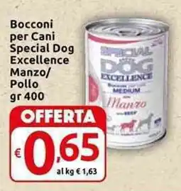 Carrefour Express Bocconi per Cani Special Dog Excellence Manzo/ Pollo offerta