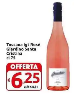 Carrefour Express Toscana Igt Rosè Giardino Santa Cristina offerta