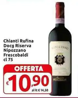 Carrefour Express Chianti Rufina Docg Riserva Nipozzano Frescobaldi offerta