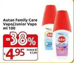 Carrefour Express Autan Family Care Vapo/Junior Vapo offerta