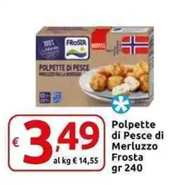 Carrefour Express Polpette di Pesce di Merluzzo Frosta offerta