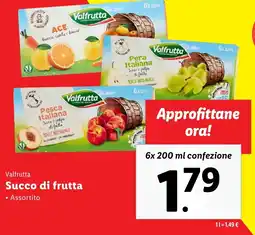 Lidl Valfrutta Succo di frutta offerta