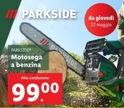 Lidl PARKSIDE Motosega a benzina offerta
