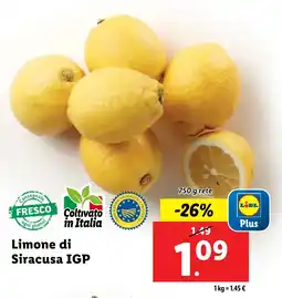 Lidl Limone di Siracusa IGP offerta