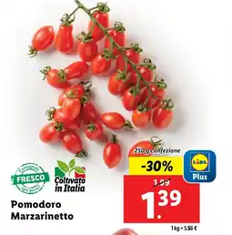 Lidl Pomodoro Marzarinetto offerta