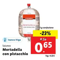 Lidl Salumeo Mortadella con pistacchio offerta