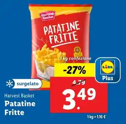 Lidl Harvest Basket Patatine Fritte offerta