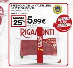Coop Bresaola della Valtellina I.G.P. Rigamonti offerta