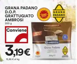 Coop GRANA PADANO D.O.P. GRATTUGIATO AMBROSI offerta