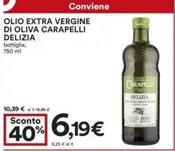 Coop OLIO EXTRA VERGINE DI OLIVA CARAPELLI DELIZIA offerta