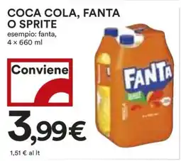 Coop COCA COLA, FANTA O SPRITE offerta