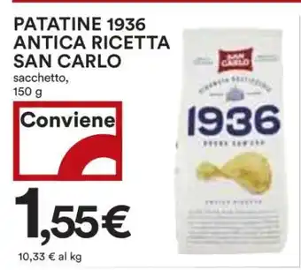Coop Patatine 1936 Antica Ricetta San Carlo offerta