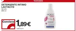 Coop DETERGENTE INTIMO LACTACYD offerta