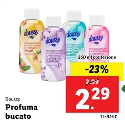 Lidl Doussy Profuma bucato offerta