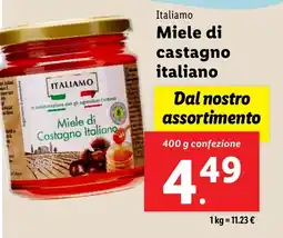 Lidl Italiamo Miele di castagno italiano offerta