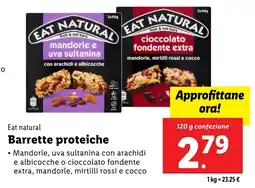 Lidl Eat natural Barrette proteiche offerta