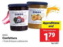 Lidl ZUEGG Confettura offerta