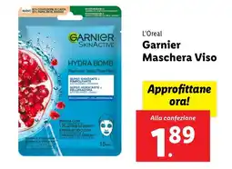 Lidl L'Oreal Garnier Maschera Viso offerta