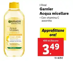 Lidl L'Oreal Garnier Acqua micellare offerta