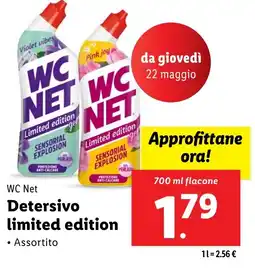Lidl WC Net Detersivo limited edition offerta