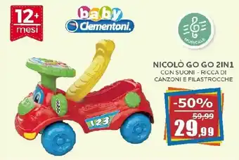 Baby Clementoni Nicolo Go Go 2in1
