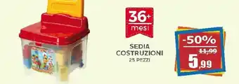 Happy Casa Sedia Costruzioni 25 pezzi offerta
