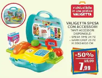 Happy Casa Valigetta Spesa con Accessori H 20x24x10 cm offerta