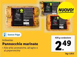Lidl Grillmeister Pannocchie marinate offerta
