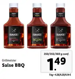 Lidl Grillmeister Salse BBQ offerta