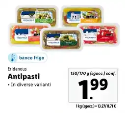 Lidl Eridanous Antipasti offerta