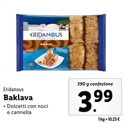 Lidl Eridanous Baklava offerta