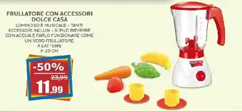 Happy Casa Frullatore con Accessori Dolce Casa H 20 cm offerta