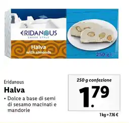 Lidl Eridanous Halva offerta