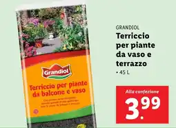 Lidl GRANDIOL Terriccio per piante da vaso e terrazzo offerta