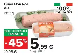 Carrefour Linea Bon Roll Aia offerta