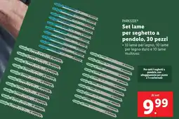 Lidl PARKSIDE Set lame per seghetto a pendolo, 30 pezzi offerta