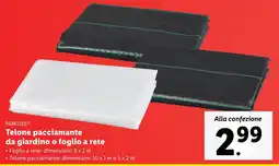 Lidl PARKSIDE Telone pacciamante da giardino o foglio a rete offerta