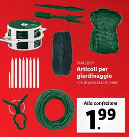 Lidl PARKSIDE Articoli per giardinaggio offerta