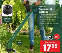 Lidl PARKSIDE Tagliabordi elettrico offerta