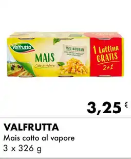 Iper Tosano VALFRUTTA Mais cotto al vapore offerta