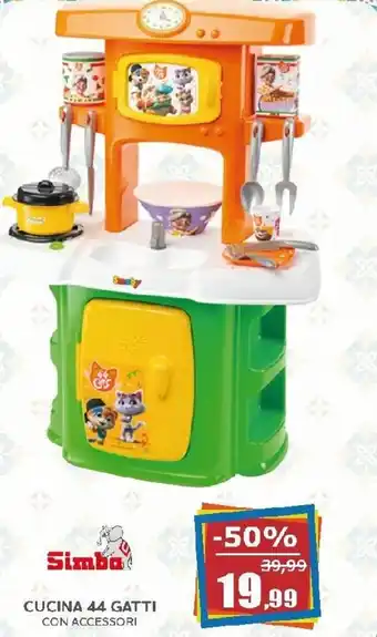Happy Casa Simba Cucina 44 Gatti offerta