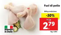 Lidl Fusi di pollo offerta