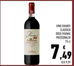 Conad Vino Chianti Classico DOCG Faunae Frescobaldi offerta
