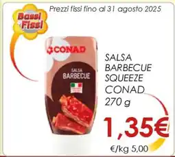 Conad SALSA BARBECUE SQUEEZE CONAD offerta