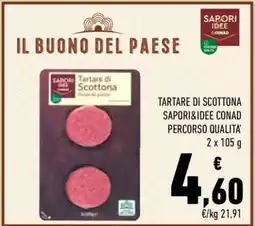 Conad Tartare di Scottona offerta